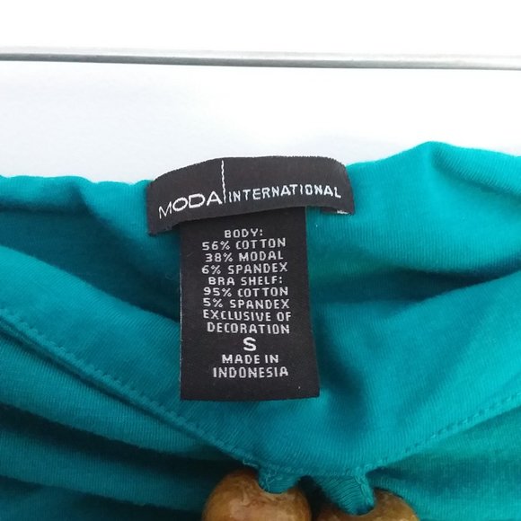 Moda International dress/tunic green size small - Picture 4 of 4